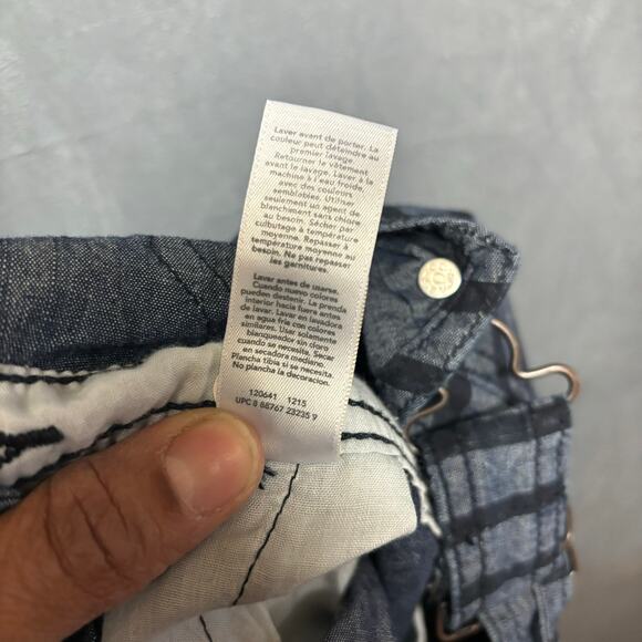 Osh Kosh B’Gosh Shortall Size 4T Carpenter Pinstripe Sailor Boat Multipocket New - Picture 12 of 12